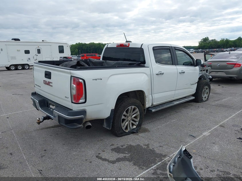 Vin: 1gtg6ce33f1209981, lot: 45821168, gmc canyon 4wd slt/slt 20154