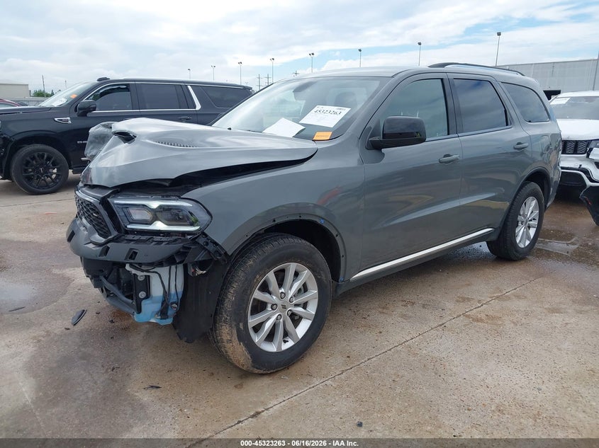 Vin: 1c4rdhagxpc624726, lot: 45821196, dodge durango sxt rwd 20232