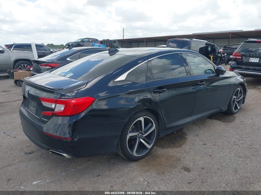 Vin: 1hgcv1f33la124611, lot: 45821222, honda accord sport 20204