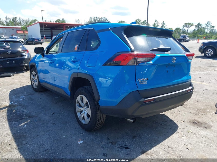 Vin: 2t3f1rfv5mw179832, lot: 45821258, toyota rav4 le 20213
