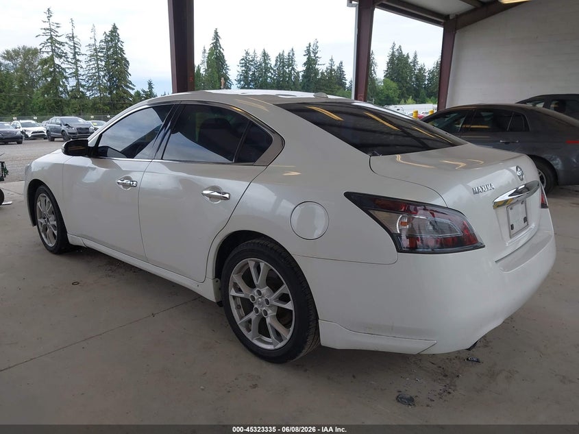Vin: 1n4aa5ap1dc843337, lot: 45821268, nissan maxima 3.5 sv 20133