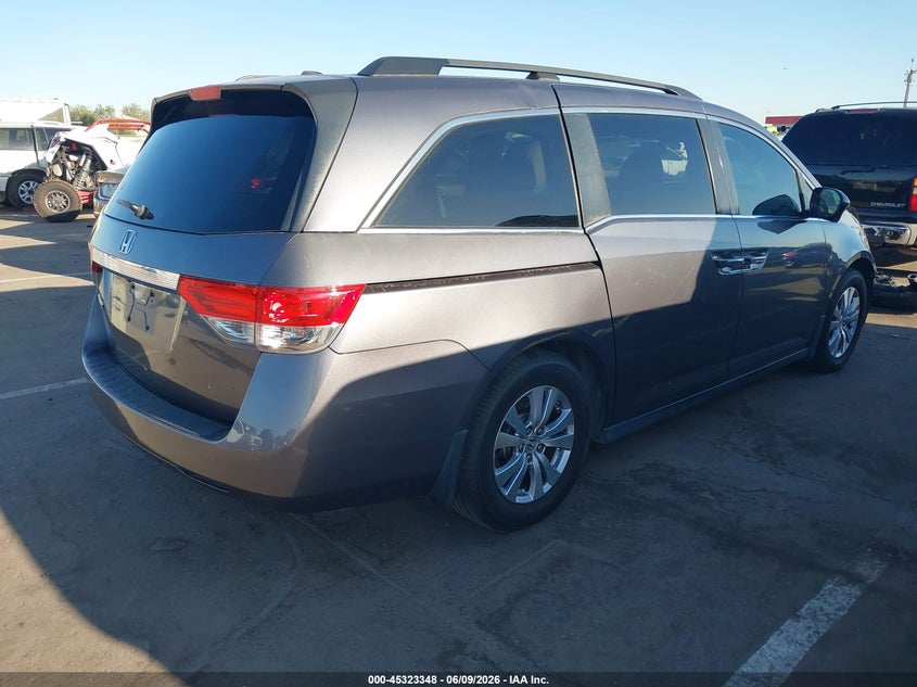 Vin: 5fnrl5h62gb007029, lot: 45821281, honda odyssey ex-l 20164