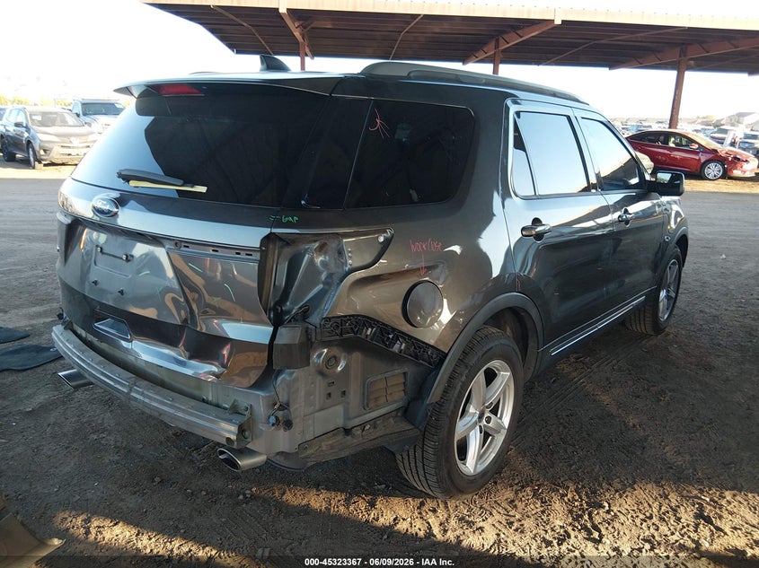 Vin: 1fm5k7d8xjgb65843, lot: 45821300, ford explorer xlt 20184
