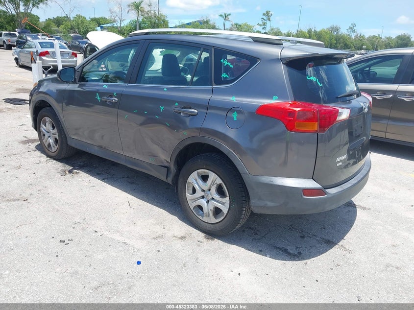 Vin: 2t3zfrev0dw006347, lot: 45821316, toyota rav4 le 20133