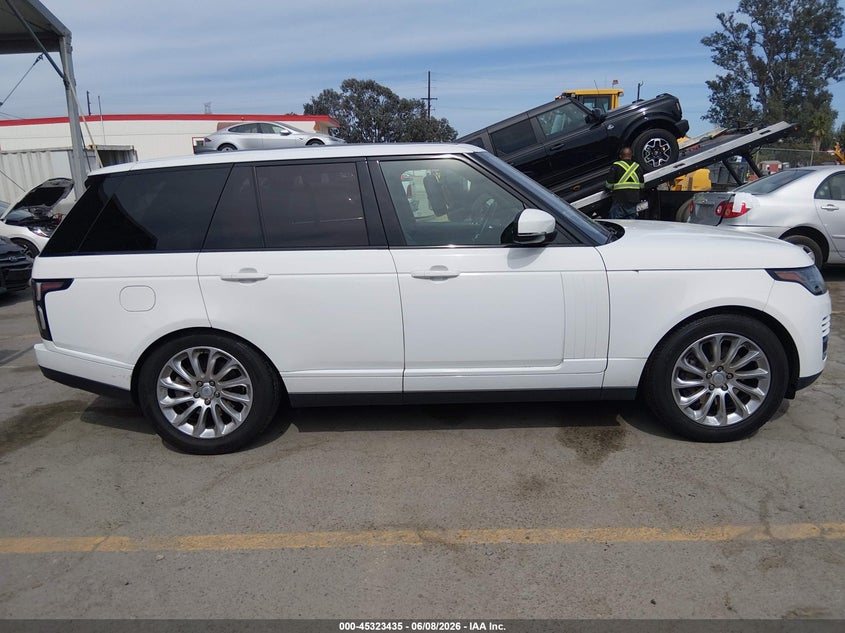 2019 Land Rover Range Rover 3.0L V6 Supercharged VIN: SALGR2RV4KA554114 Lot: 45323435