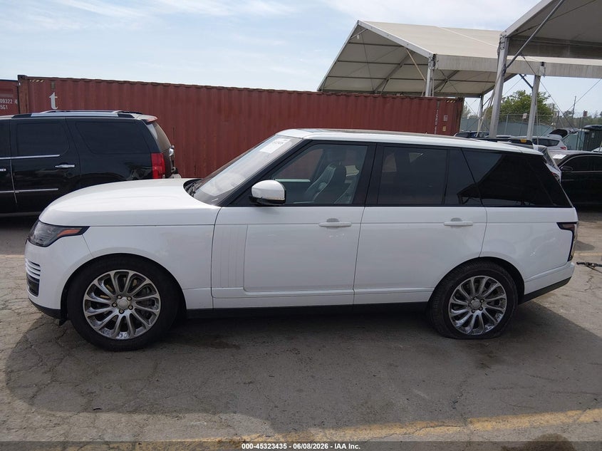 2019 Land Rover Range Rover 3.0L V6 Supercharged VIN: SALGR2RV4KA554114 Lot: 45323435