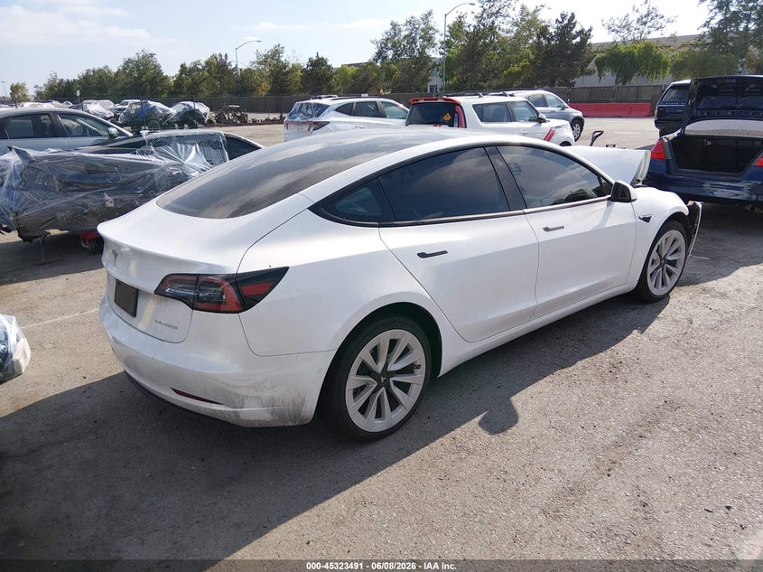 Vin: 5yj3e1eb3nf365943, lot: 45821424, tesla model 3 long range dual motor all-wheel drive 20224