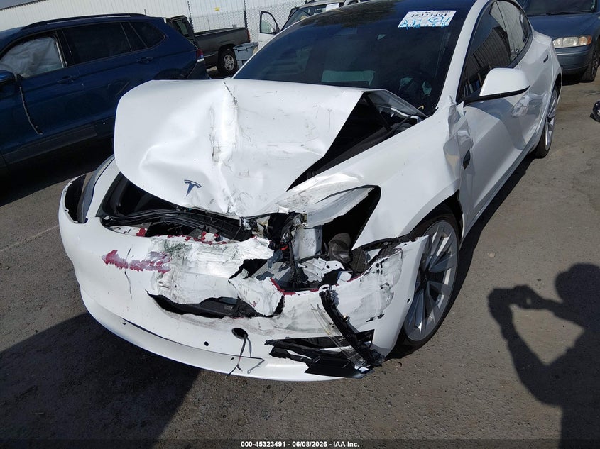2022 TESLA MODEL 3 ELECTRIC(VIN: 5YJ3E1EB3NF365943