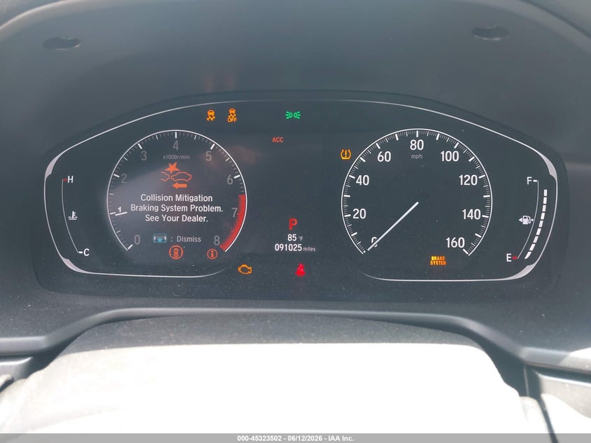 2019 HONDA ACCORD auction photo 7