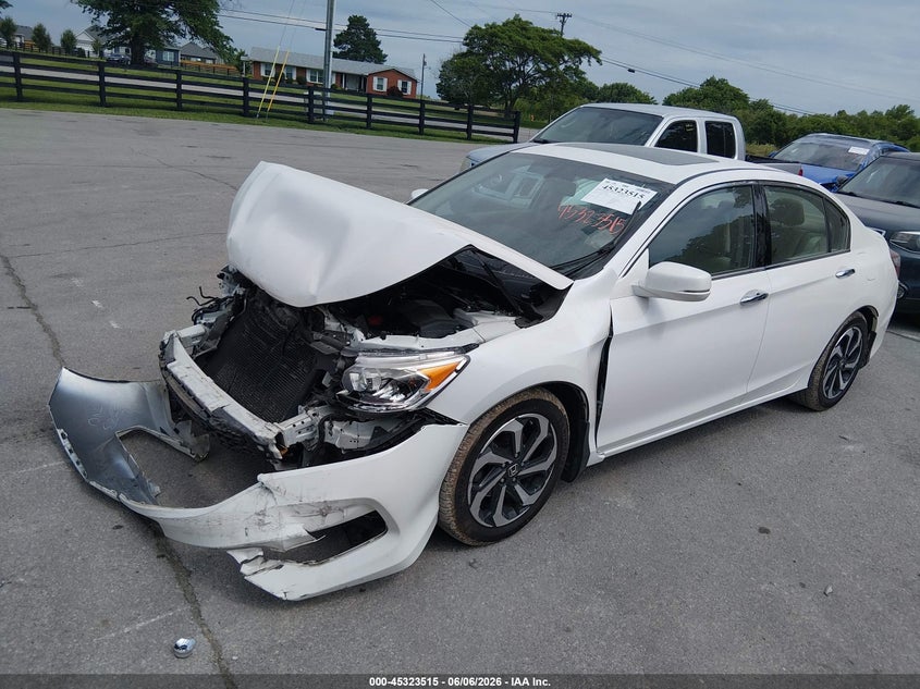 Vin: 1hgcr3f86ha044366, lot: 45821448, honda accord ex-l v6 20172