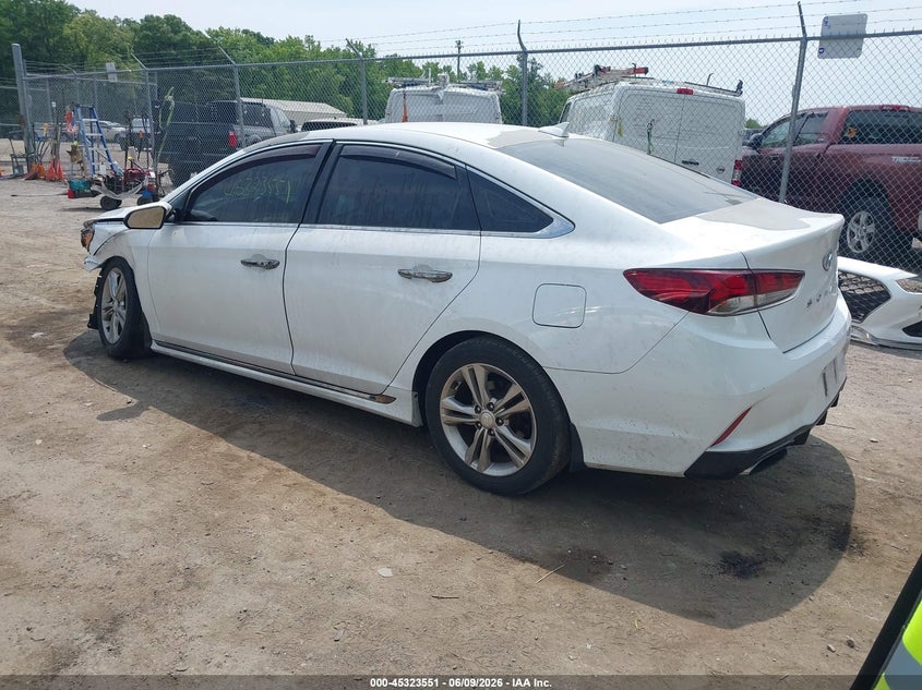 Vin: 5npe34af3jh682433, lot: 45821484, hyundai sonata sport 20183