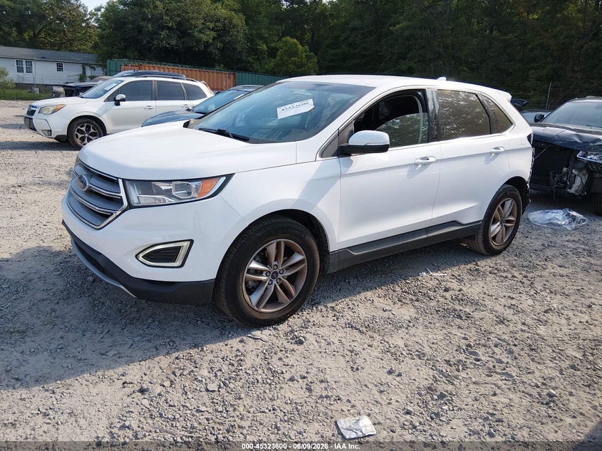 Vin: 2fmpk3j99jbc32681, lot: 45821533, ford edge sel 20182
