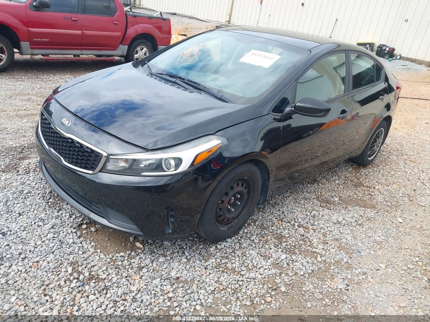 Vin: 3kpfk4a74he129255, lot: 45821575, kia forte lx 20172