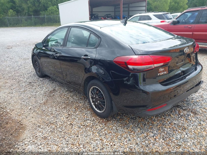 Vin: 3kpfk4a74he129255, lot: 45821575, kia forte lx 20173