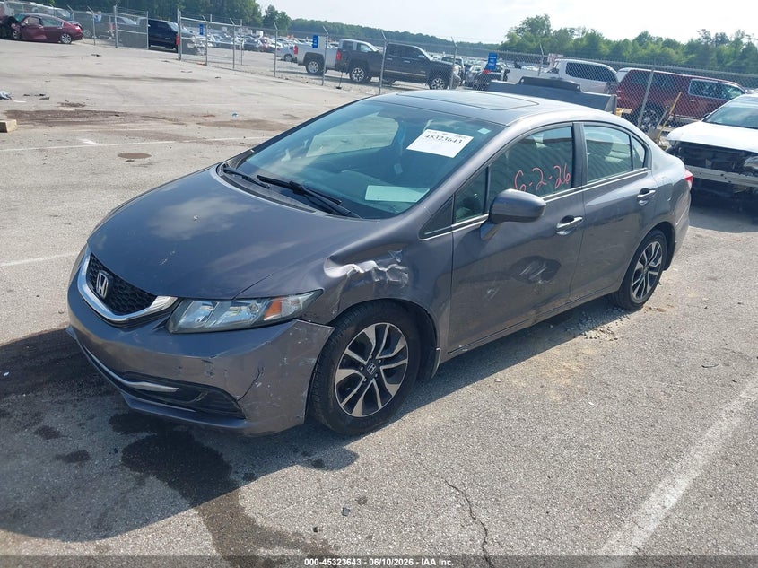 2015 HONDA CIVIC SEDAN 1.8L I-4 VVT, 143HP
