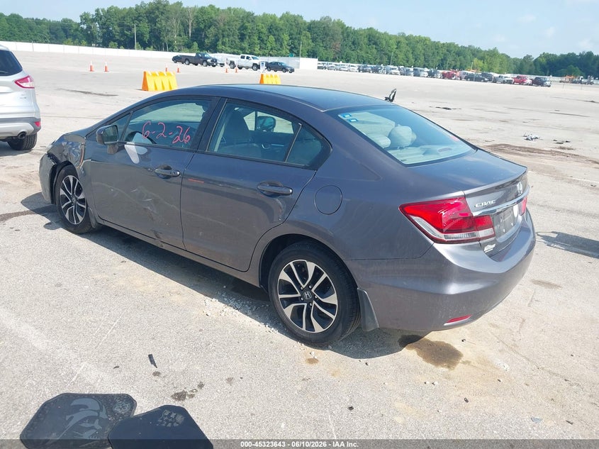 2015 HONDA CIVIC SEDAN 1.8L I-4 VVT, 143HP