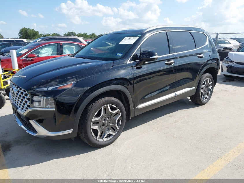 2023 HYUNDAI SANTA FE HYBRID auction photo 2