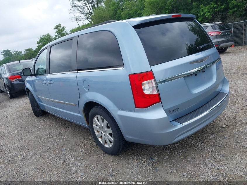 Vin: 2c4rc1bg0dr596723, lot: 45821600, chrysler town & country touring 20133