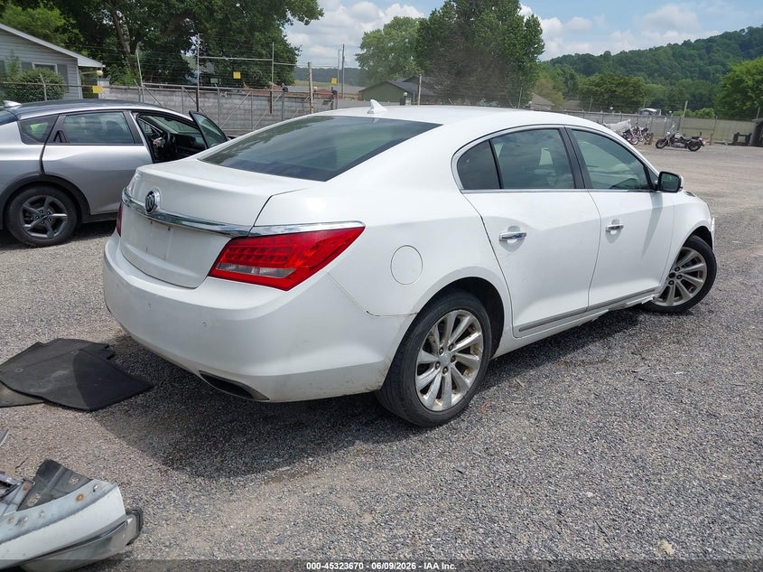 Vin: 1g4gb5g30ef285434, lot: 45821603, buick lacrosse leather group 20144