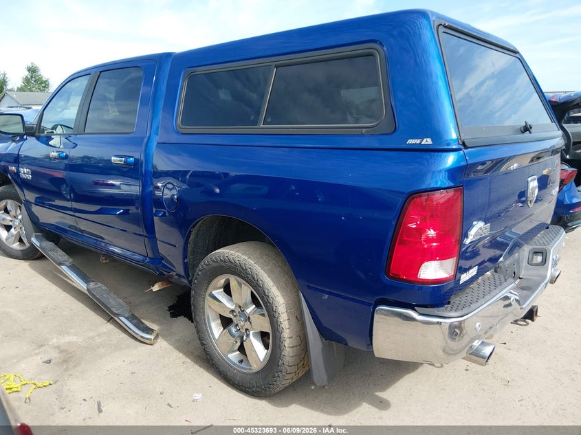 Vin: 3c6rr7lt0gg148819, lot: 45821626, ram 1500 big horn 20163