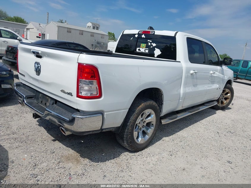 Vin: 1c6srfmt0kn823448, lot: 45821665, ram 1500 big horn/lone star  4x4 6'4 box 20194