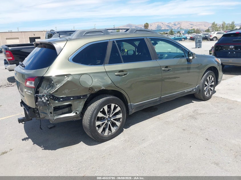 Vin: 4s4bsanc5h3420788, lot: 45821728, subaru outback 2.5i limited 20174