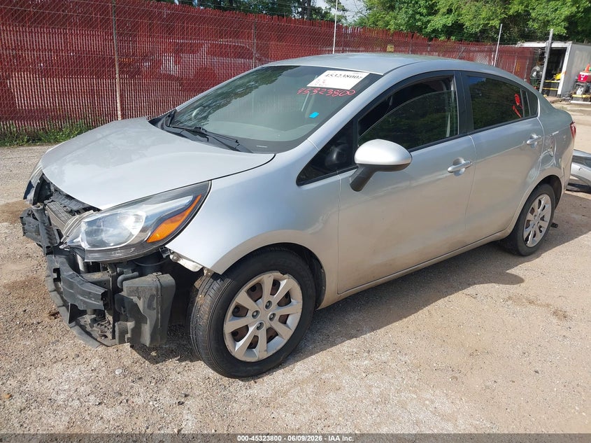 Vin: knadm4a33d6185960, lot: 45821733, kia rio lx 20132