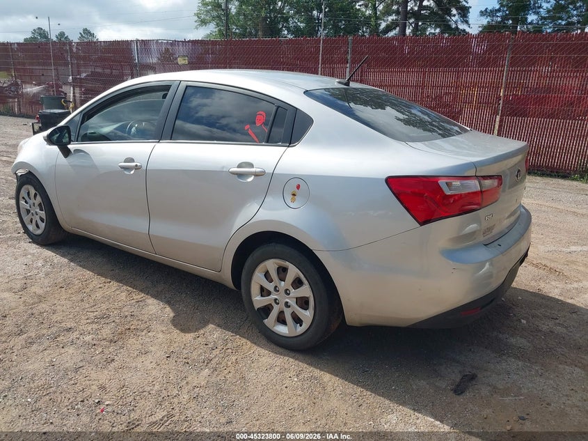 Vin: knadm4a33d6185960, lot: 45821733, kia rio lx 20133