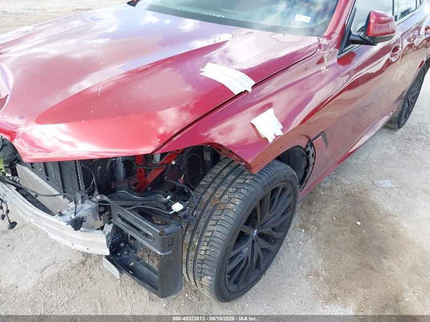 2023 BMW X6 xDrive40I VIN: 5UXCY6C01P9N63793 Lot: 45323813
