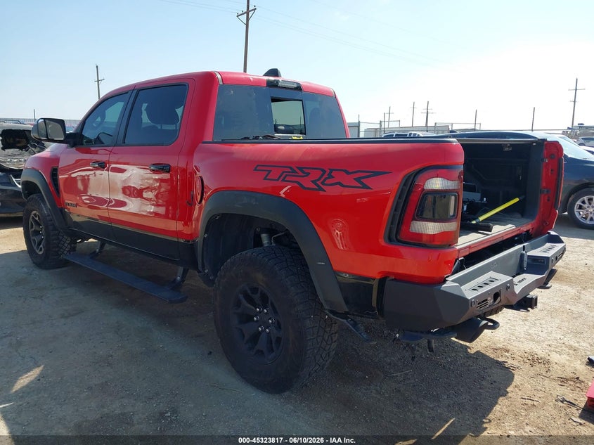 Vin: 1c6srfu98pn510188, lot: 45821750, ram 1500 trx  4x4 5'7 box 20233