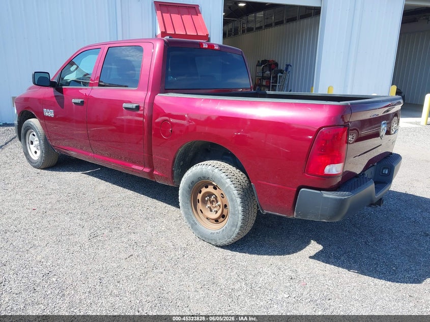 Vin: 1c6rr7kg7hs770137, lot: 45821757, ram 1500 tradesman  4x4 5'7 box 20173