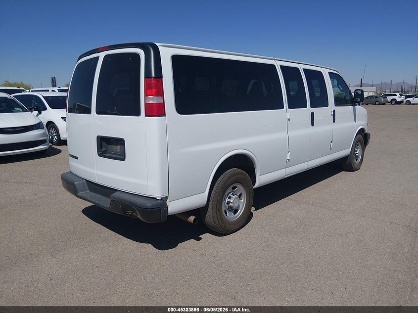 2019 CHEVROLET EXPRESS 3500 LS VAN 6.0L V-8 VVT, 341HP
