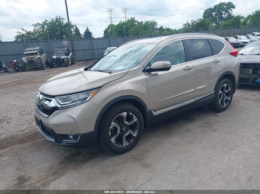 Vin: 5j6rw2h90jl026452, lot: 45821814, honda cr-v touring 20182