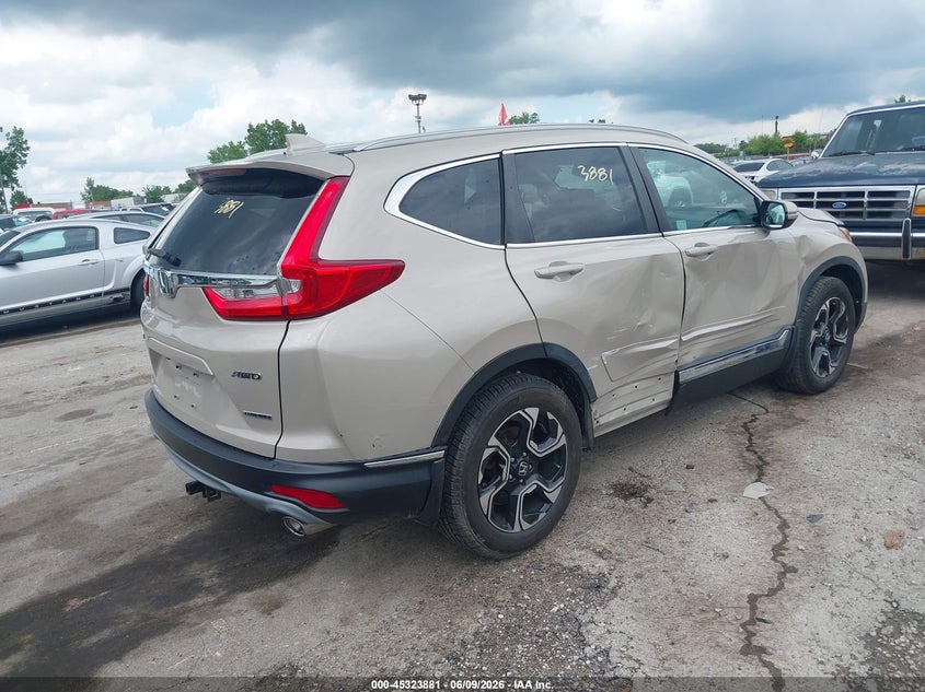 Vin: 5j6rw2h90jl026452, lot: 45821814, honda cr-v touring 20184