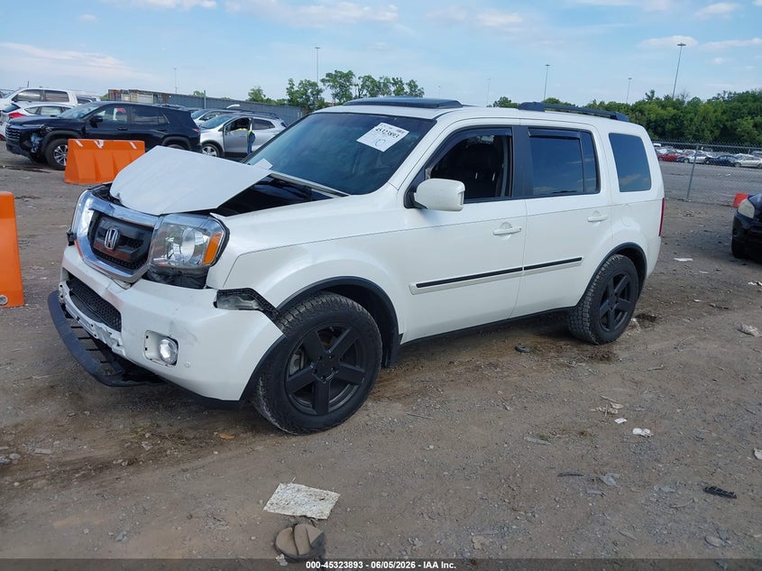 Vin: 5fnyf4h93bb005239, lot: 45821827, honda pilot touring 20112