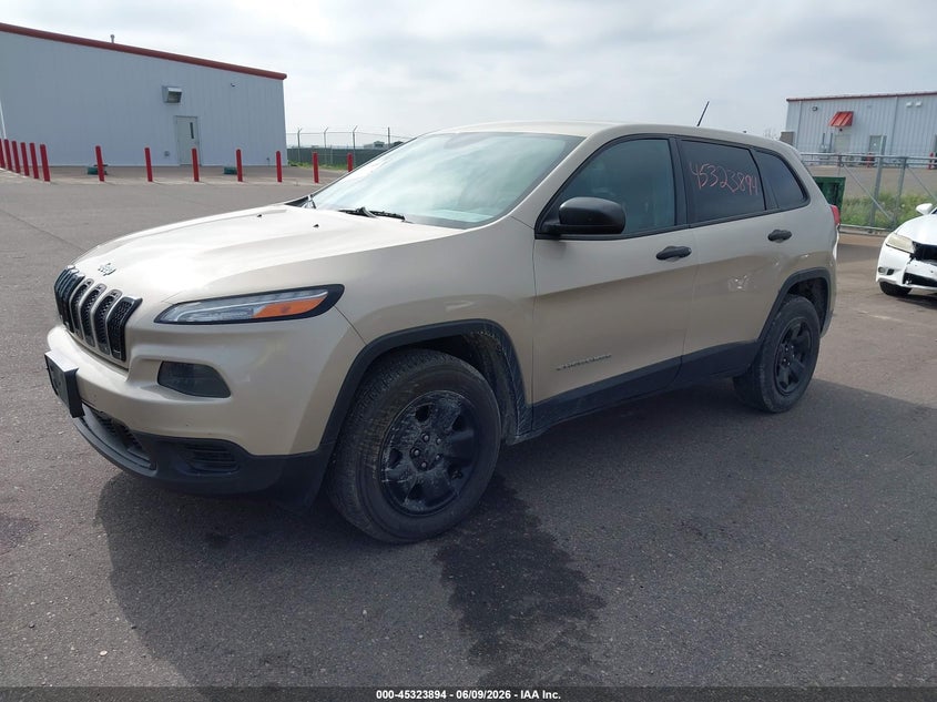 Vin: 1c4pjmab8ew272867, lot: 45821828, jeep cherokee sport 20142