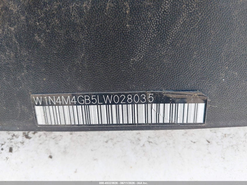 2020 Mercedes-Benz Glb 250 VIN: W1N4M4GB5LW028035 Lot: 45323926