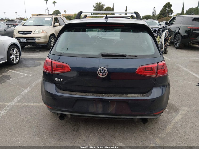 2015 Volkswagen Golf Gti 2.0T Se 4-Door VIN: 3VW4T7AU4FM073880 Lot: 45323943