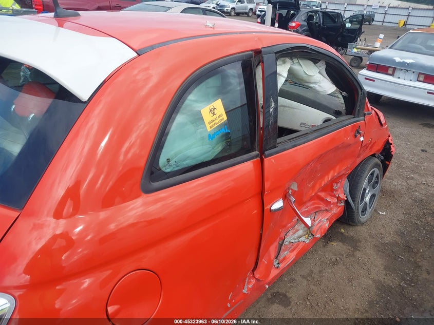 2013 Fiat 500E Battery Electric VIN: 3C3CFFGE2DT604601 Lot: 45323963