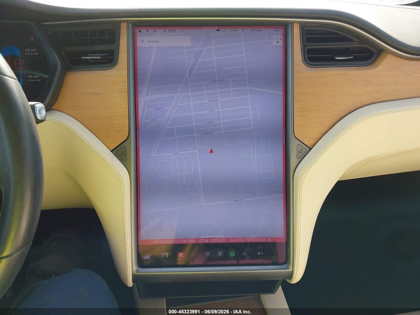 2020 Tesla Model X Long Range Dual Motor All-Wheel Drive/Long Range Plus Dual Motor All-Wheel Drive VIN: 5YJXCDE27LF297135 Lot: 45323991