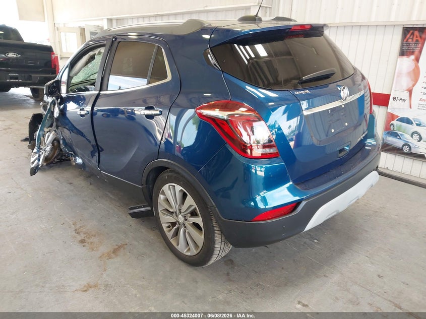 Vin: kl4cjasb7kb906677, lot: 45821940, buick encore fwd preferred 20193