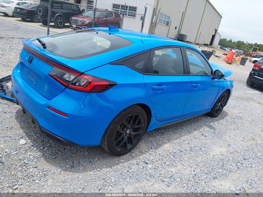 Vin: 19xfl4h83se012222, lot: 45821965, honda civic hybrid sport 20254