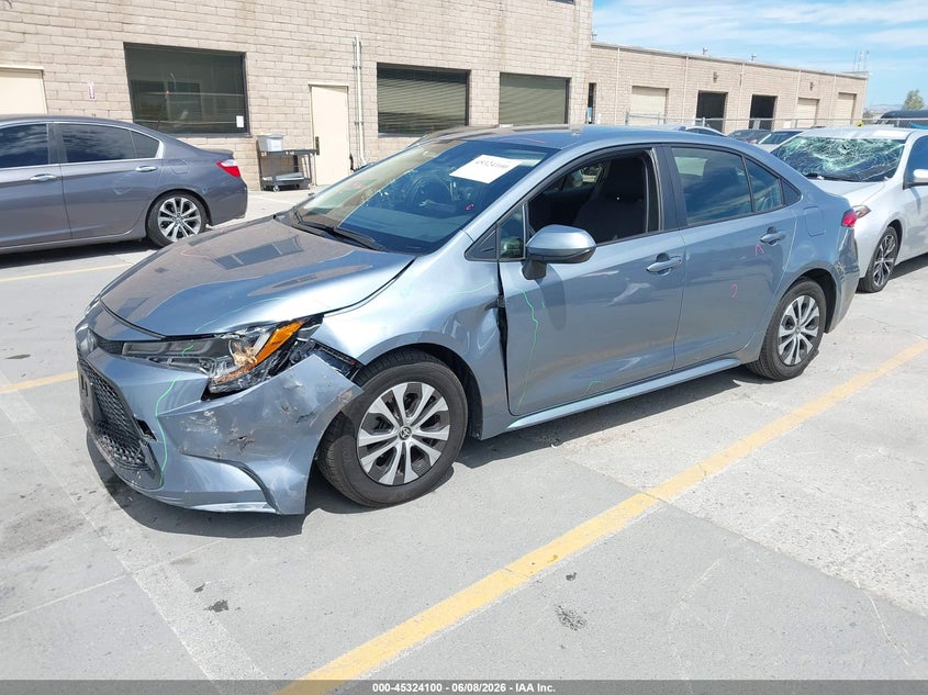 Vin: jtdeamde3n3000466, lot: 45822033, toyota corolla hybrid le 20222