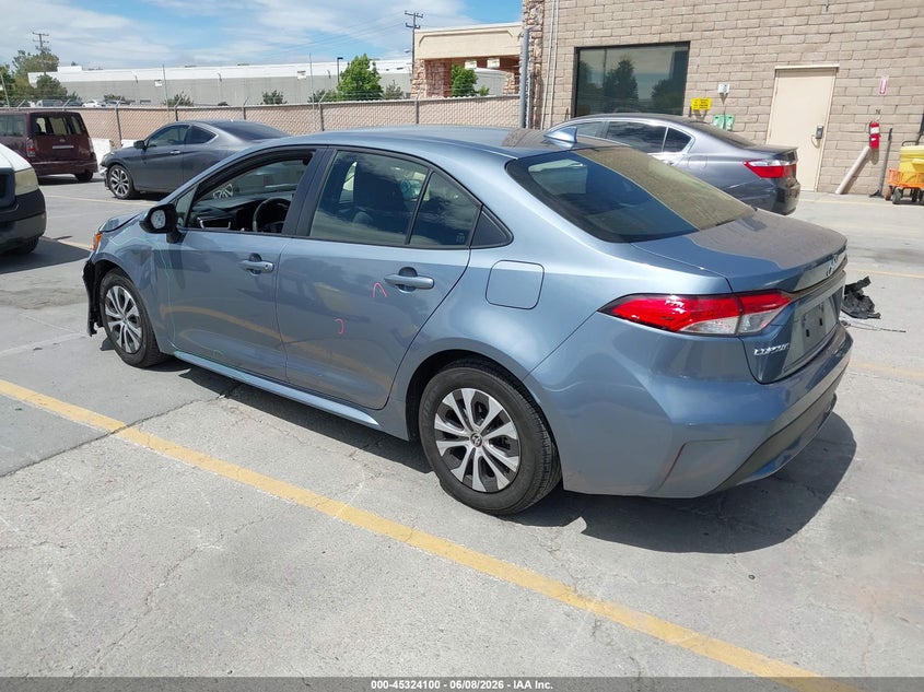 Vin: jtdeamde3n3000466, lot: 45822033, toyota corolla hybrid le 20223