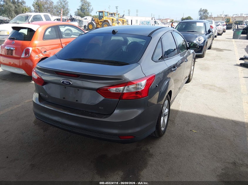 Vin: 1fadp3f25el241748, lot: 45822051, ford focus se 20144