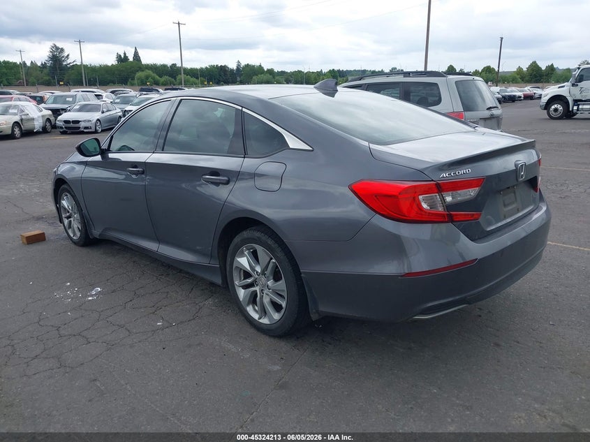 Vin: 1hgcv1f19ja064412, lot: 45822146, honda accord lx 20183