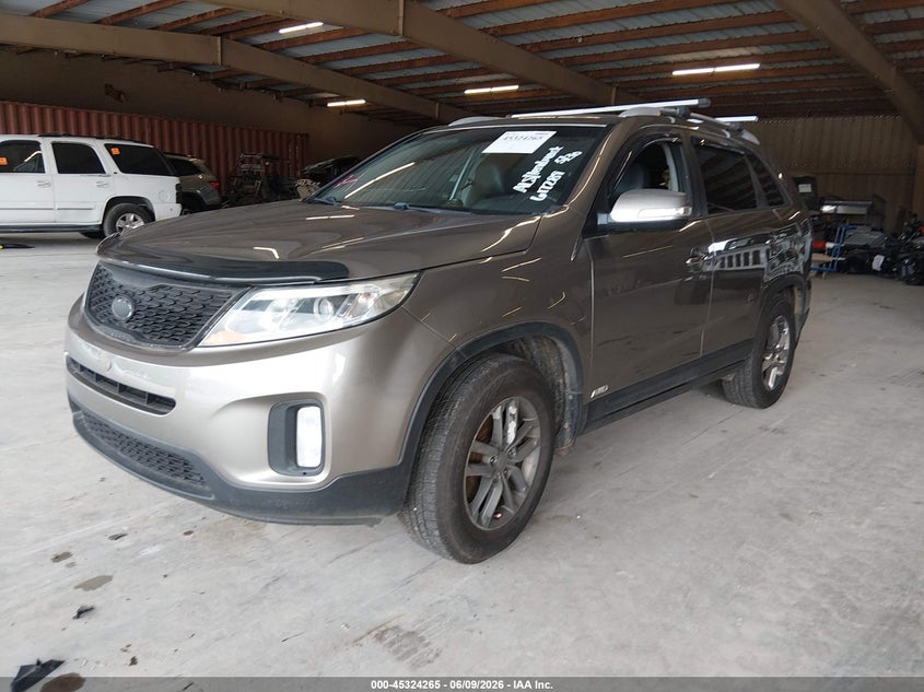 Vin: 5xyktca60fg617289, lot: 45822199, kia sorento lx 20152