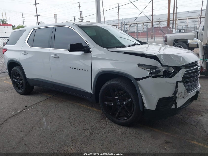 Vin: 1gnerfkw1lj187450, lot: 45822207, chevrolet traverse fwd ls 2020 img_1