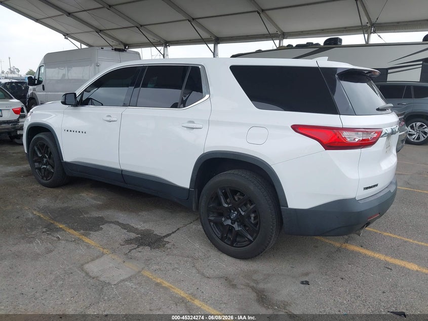 Vin: 1gnerfkw1lj187450, lot: 45822207, chevrolet traverse fwd ls 20203