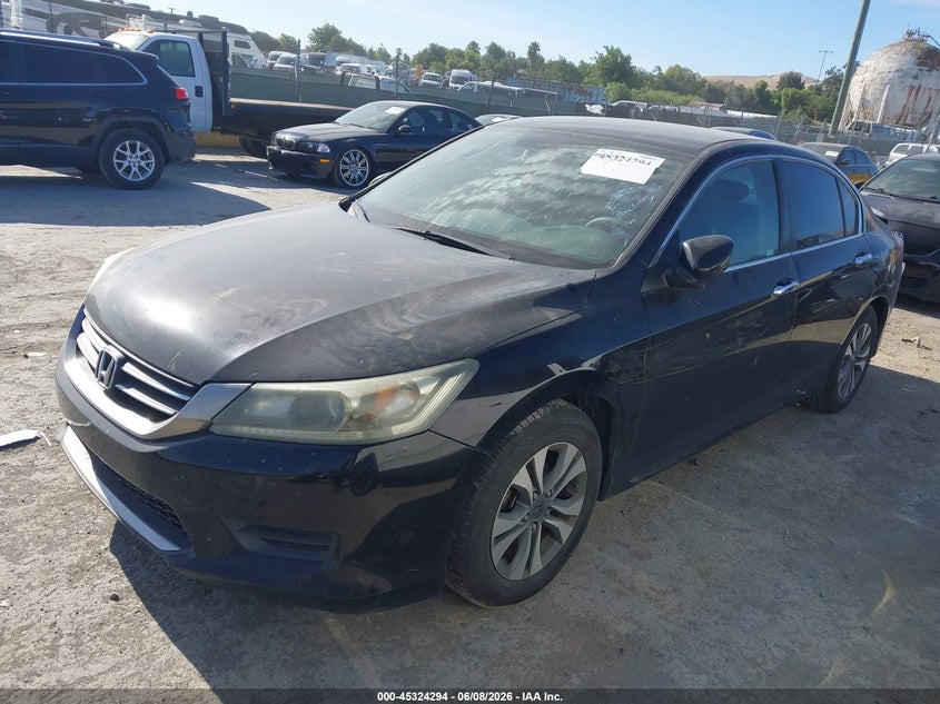 Vin: 1hgcr2f31da100741, lot: 45822227, honda accord lx 20132